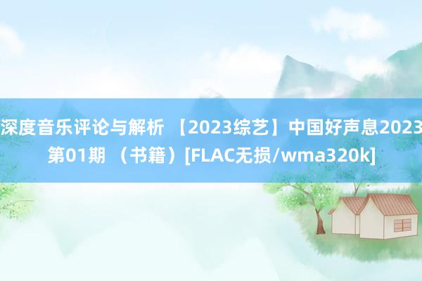 深度音乐评论与解析 【2023综艺】中国好声息2023第01期 （书籍）[FLAC无损/wma320k]